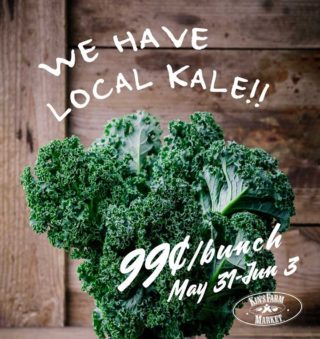 Calling all Kale Lovers! ♥️🥗♥️ 

We have beautiful local kale from Dhillon Farms in Abbotsford, and this week it's on sale for only .99/bunch! Available until June 3rd.